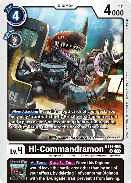 BT14-060 Hi-Commandramon Uncommon