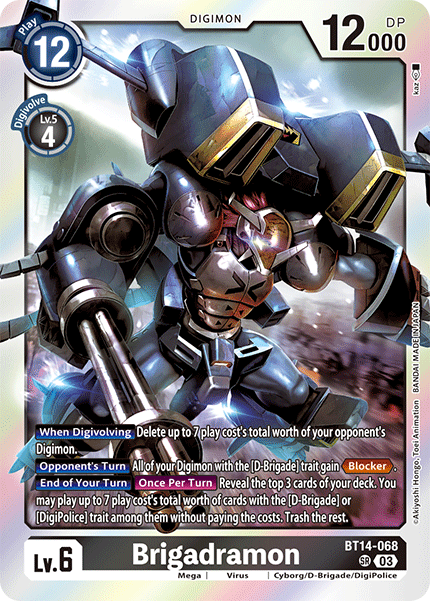 BT14-068 Brigadramon Super Rare