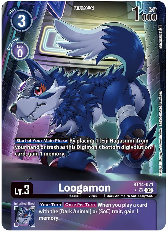 BT14-071 Loogamon Alternative Art