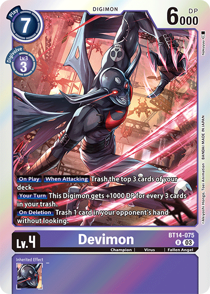 BT14-075 Devimon Rare