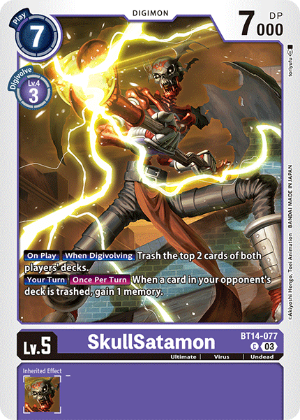 BT14-077 SkullSatamon Common