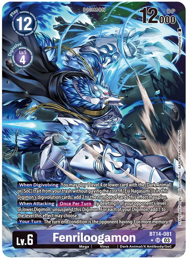 BT14-081 Fenriloogamon Alternative Art