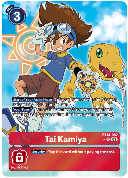 BT14-082 Tai Kamiya Alternative Art