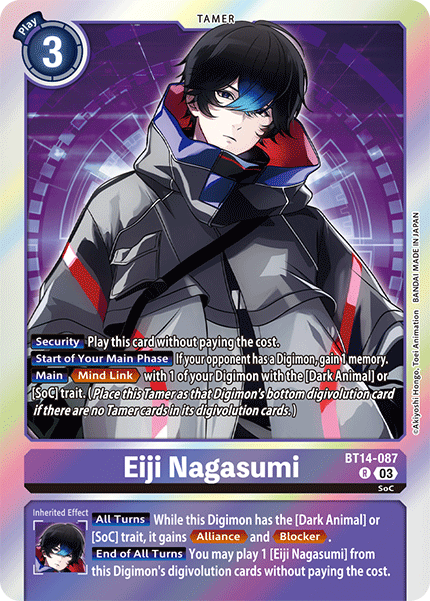 BT14-087 Eiji Nagasumi Rare