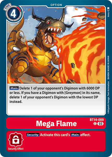 BT14-089 Mega Flame Common