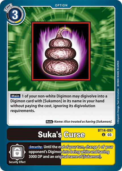 BT14-097 Suka's Curse Uncommon