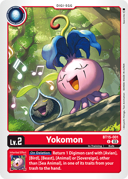 BT15-001 Yokomon Uncommon