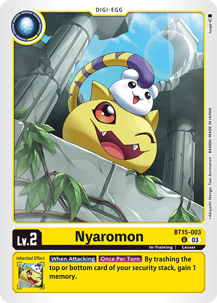 BT15-003 Nyaromon Uncommon