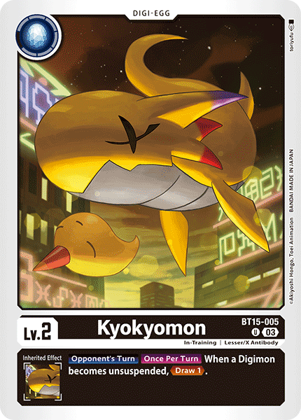 BT15-005 Kyokyomon Uncommon