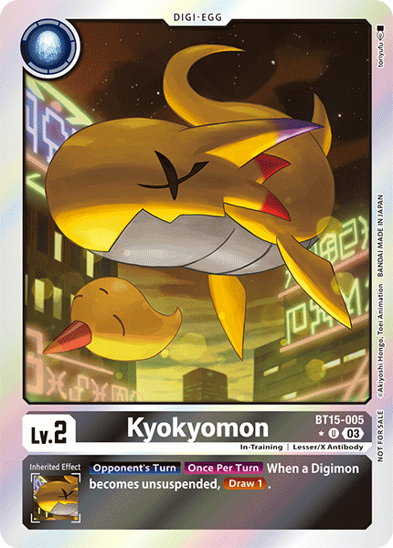 BT15-005 Kyokyomon Uncommon Box Topper