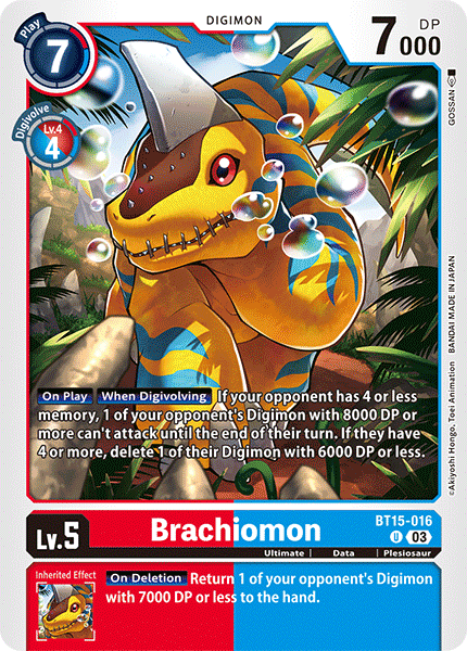 BT15-016 Brachiomon Uncommon