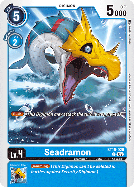 BT15-025 Seadramon Uncommon