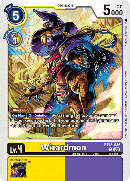 BT15-036 Wizardmon Common