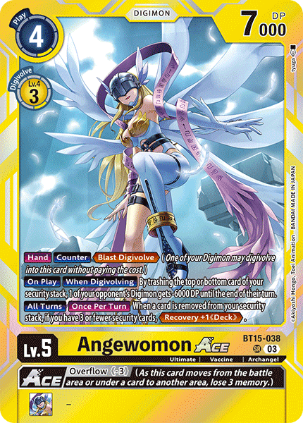 BT15-038 Angewomon ACE Super Rare