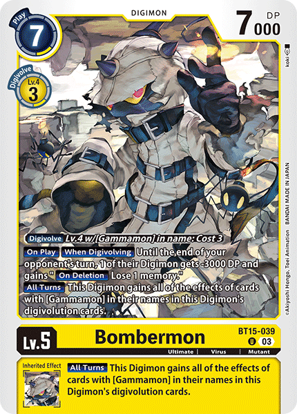 BT15-039 Bombermon Uncommon