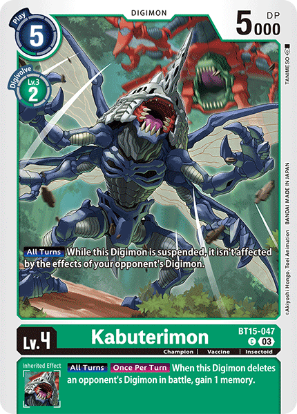 BT15-047 Kabuterimon Common