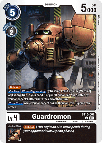 BT15-061 Guardromon Uncommon