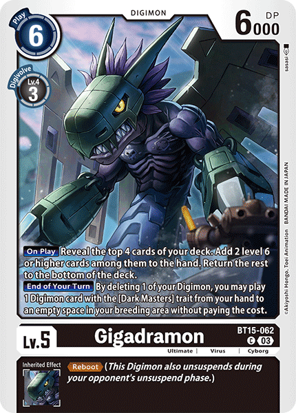 BT15-062 Gigadramon Common