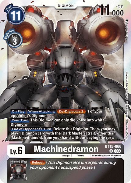 BT15-066 Machinedramon Rare