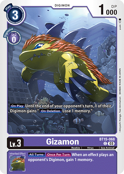 BT15-068 Gizamon Common