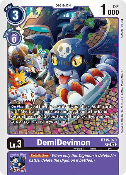 BT15-070 DemiDevimon Common