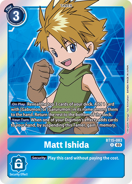 BT15-083 Matt Ishida Rare