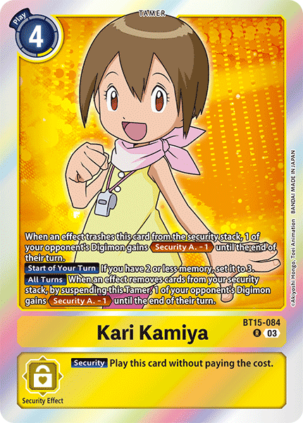 BT15-084 Kari Kamiya Rare