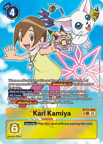 BT15-084 Kari Kamiya Rare Alternate Art