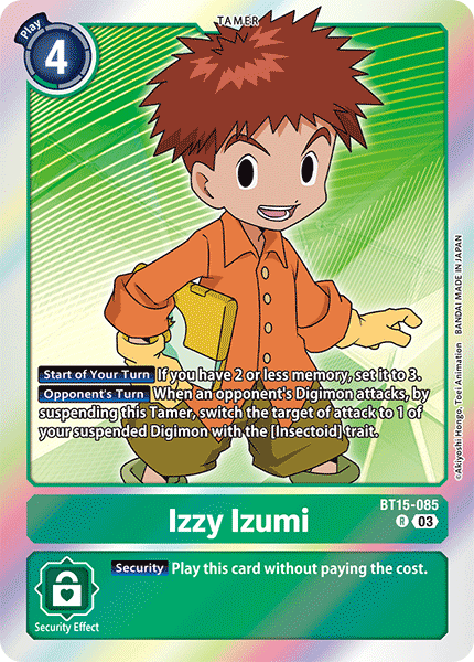 BT15-085 Izzy Izumi Rare