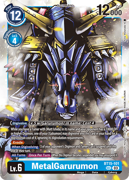 BT15-101 MetalGarurumon Secret