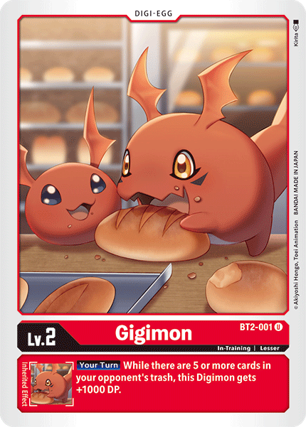 BT2-001 Gigimon Uncommon