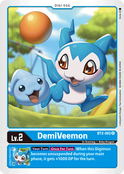 BT2-002 DemiVeemon Uncommon