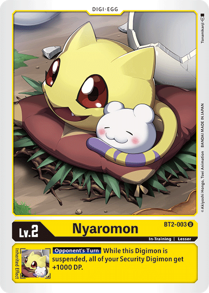 BT2-003 Nyaromon Uncommon