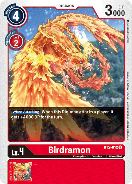 BT2-012 Birdramon Uncommon