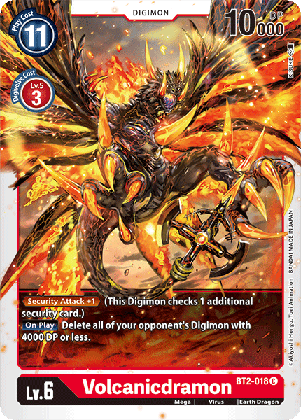 BT2-018 Volcanicdramon Common