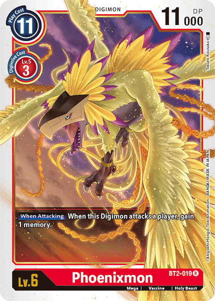 BT2-019 Phoenixmon Rare