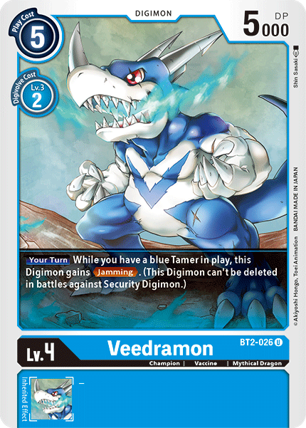 BT2-026 Veedramon Uncommon