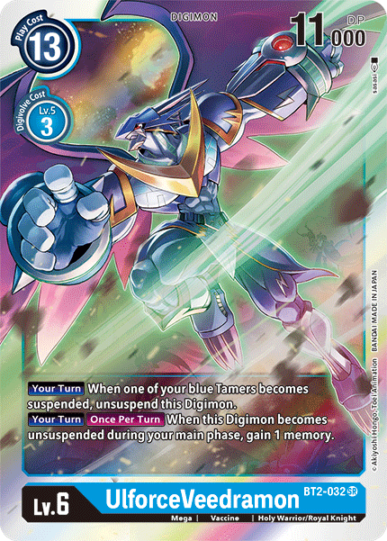 BT2-032 UlforceVeedramon Super Rare