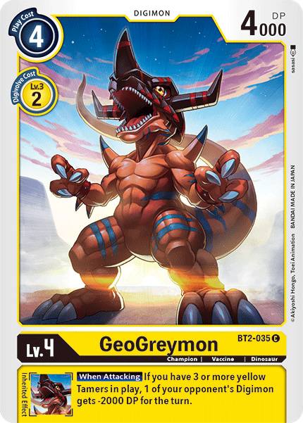 BT2-035 GeoGreymon Common