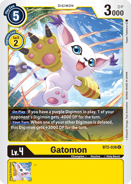 BT2-036 Gatomon Uncommon