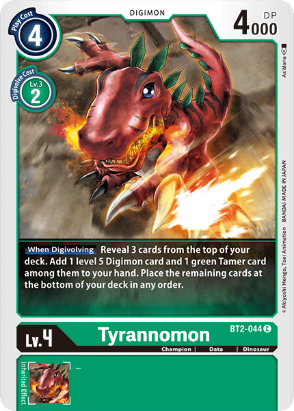 BT2-044 Tyrannomon Common