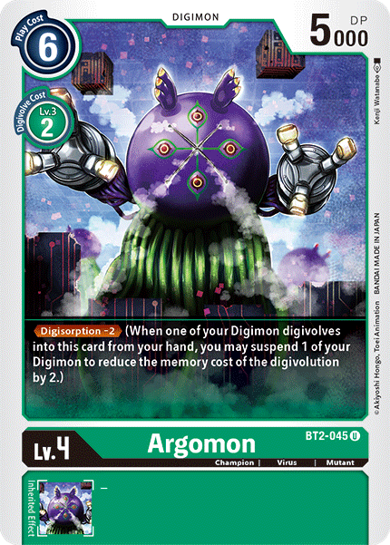 BT2-045 Argomon Uncommon