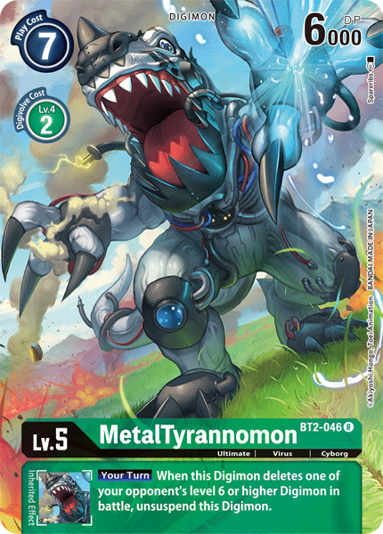 (BT11) BT2-046 MetalTyrannomon Alternate Art