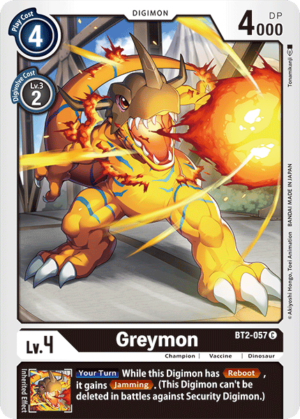 BT2-057 Greymon Common