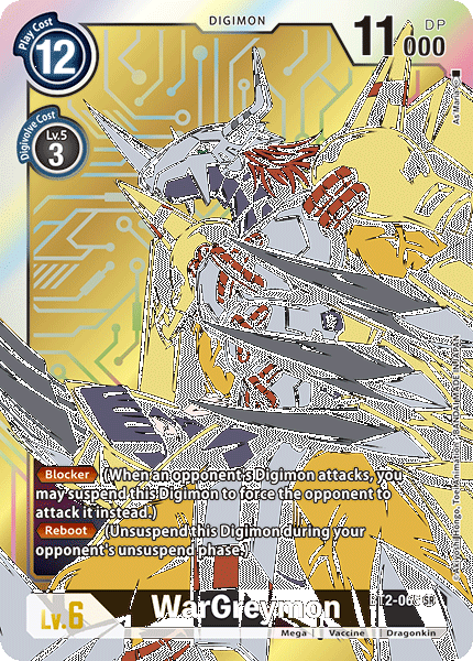 BT2-065A WarGreymon Alt Art Super Rare