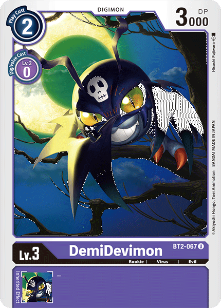 BT2-067 DemiDevimon Uncommon