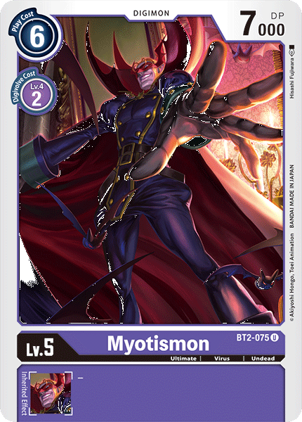 BT2-075 Myotismon Uncommon