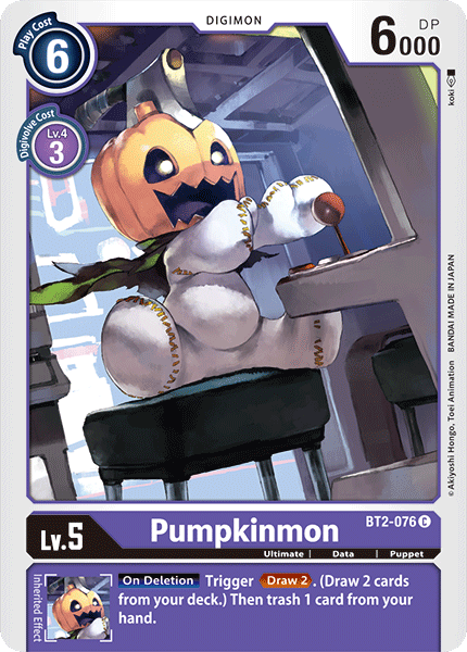 BT2-076 Pumpkinmon Common