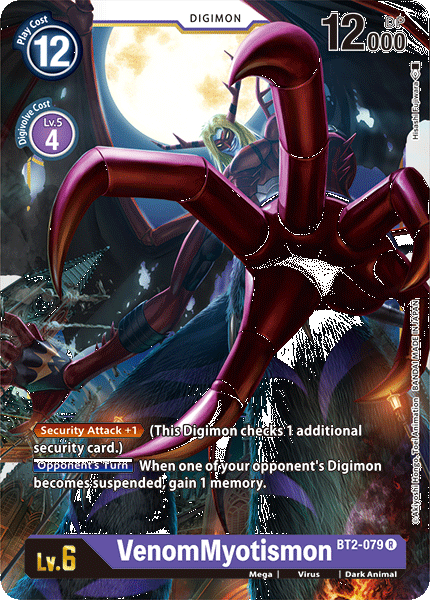 BT2-079 VenomMyotismon Rare