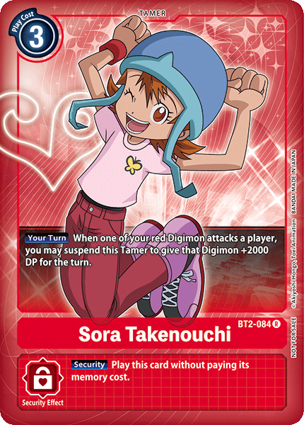 BT2-084A Sora Takenouchi Alt Art Rare